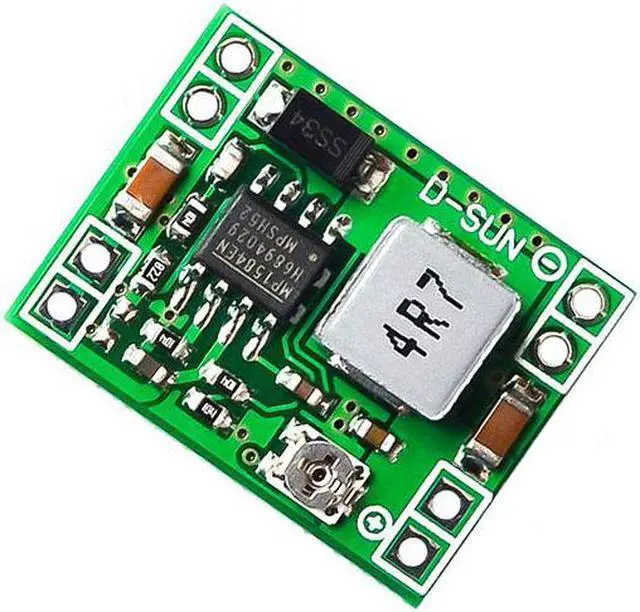 Alt view image 3 of 7 - Module d'alimentation 3A réglable, 5 pièces, Module de sortie 12, LM2596 24V, MP1584 EN