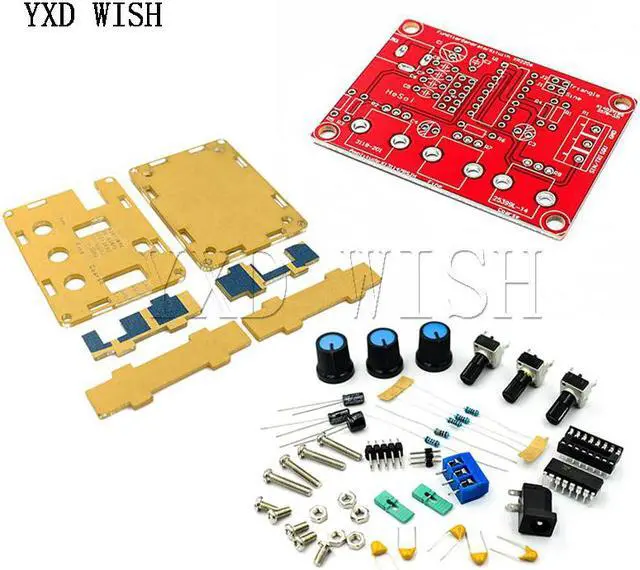 Alt view image 2 of 7 - Générateur de Signal XR2206 1Hz -1MHz, Kit d'installation autonome, sinus/Triangle/carré, sortie de Signal, Amplitude de fréquence réglable
