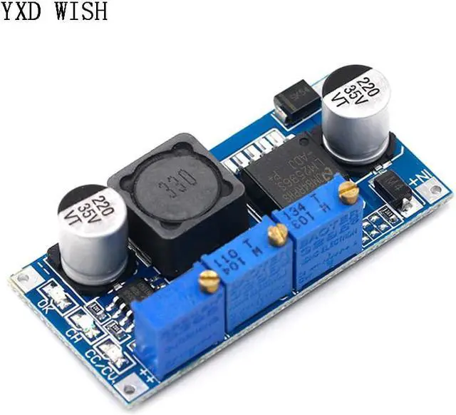 Alt view image 2 of 4 - Module d'alimentation électrique DC-DC abaisseur CC CV LED, chargeur de batterie réglable, courant Constant, LM2596S, 5 pièces