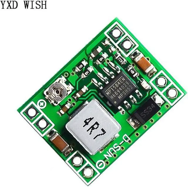 Alt view image 3 of 3 - Module de régulateur de tension, convertisseur réglable 3A DC-DC, 10 pièces, LM2596s MP1584 DC Buck Board