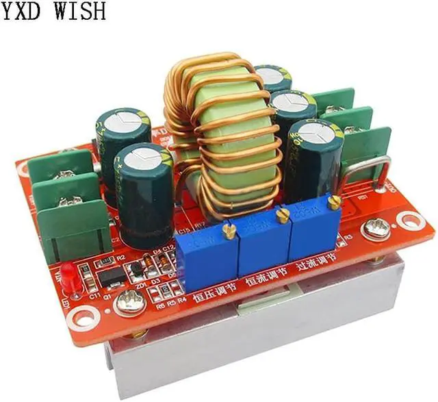 Alt view image 3 of 3 - Carte d'alimentation réglable CV CC Buck, 150W 12A DC-DC, Module d'alimentation à tension constante, courant continu