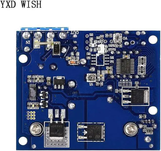 Alt view image 3 of 4 - Convertisseur 100W DC-DC, alimentation réglable, Boost DC-DC, Module élévateur 3V-35V 6A avec tension, voltmètre numérique USB 12V 24V