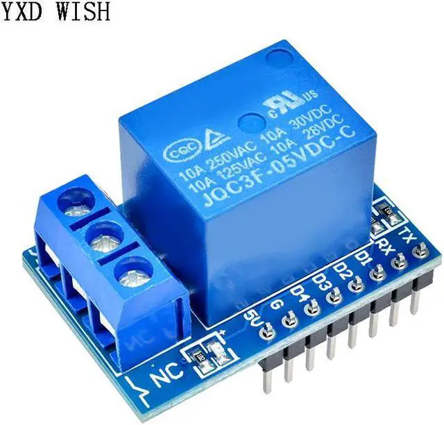 Alt view image 2 of 4 - Panneau de relais pour Wemos D1 Mini 5V DC, panneau de développement ESP8266, 10 pièces, pour Arduino DIY