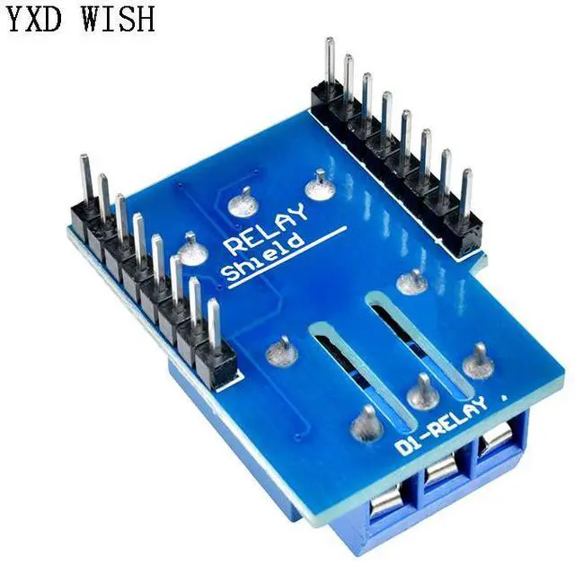 Alt view image 4 of 4 - Panneau de relais pour Wemos D1 Mini 5V DC, panneau de développement ESP8266, 10 pièces, pour Arduino DIY