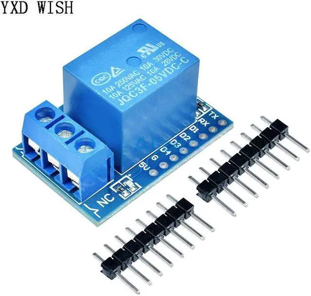 Alt view image 3 of 4 - Panneau de relais pour Wemos D1 Mini 5V DC, panneau de développement ESP8266, 10 pièces, pour Arduino DIY