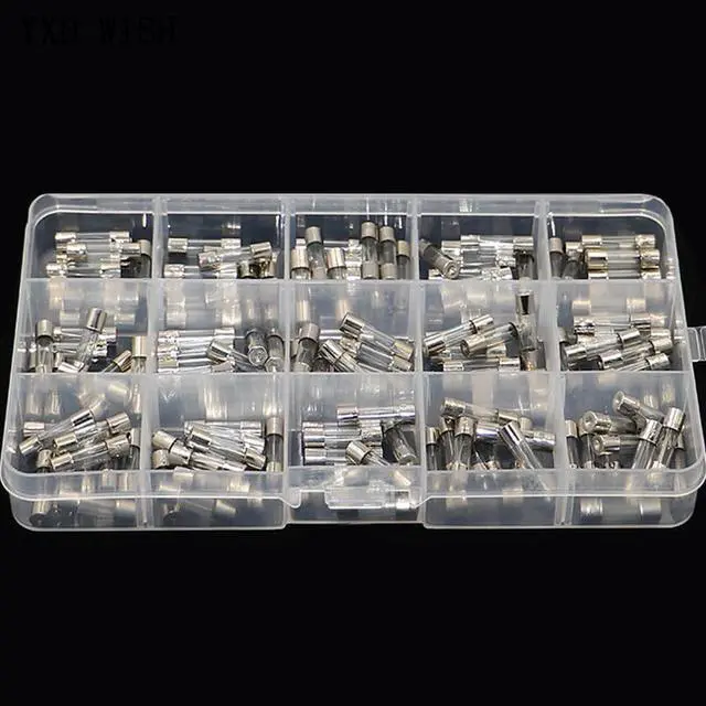 Alt view image 2 of 4 - 150pcs Rapide 5x20mm-Fusible En Verre à soufflage Trousse 5*20 0.1A 0.2A 0.5A 1A 2A 3A 4A 5A 6A 8A 10A 15A 20A 25A 30A Fusible Tube Mélange Ensemble
