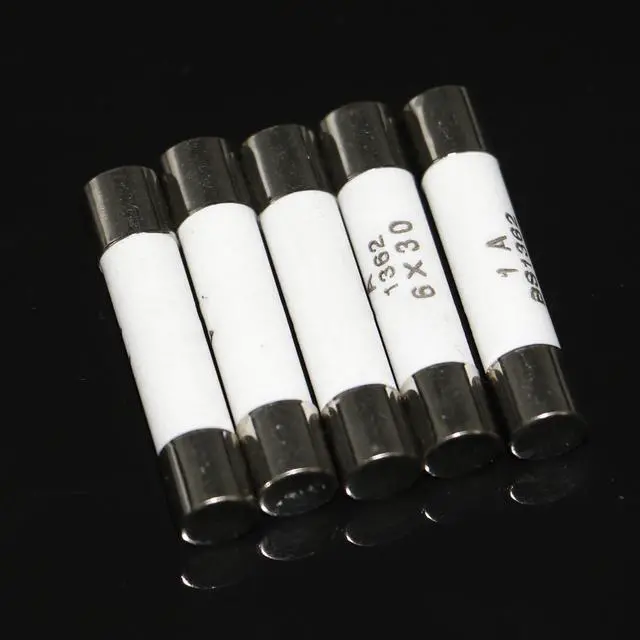 Alt view image 3 of 3 - Assortiment de fusibles en céramique 6mm x 30mm, 0,5 a 1a 2a 3a 4a 5a 6a 8a 10a 13a 15a 16a 20a 25a 30a, Kit de tubes d'assurance, 75 pièces