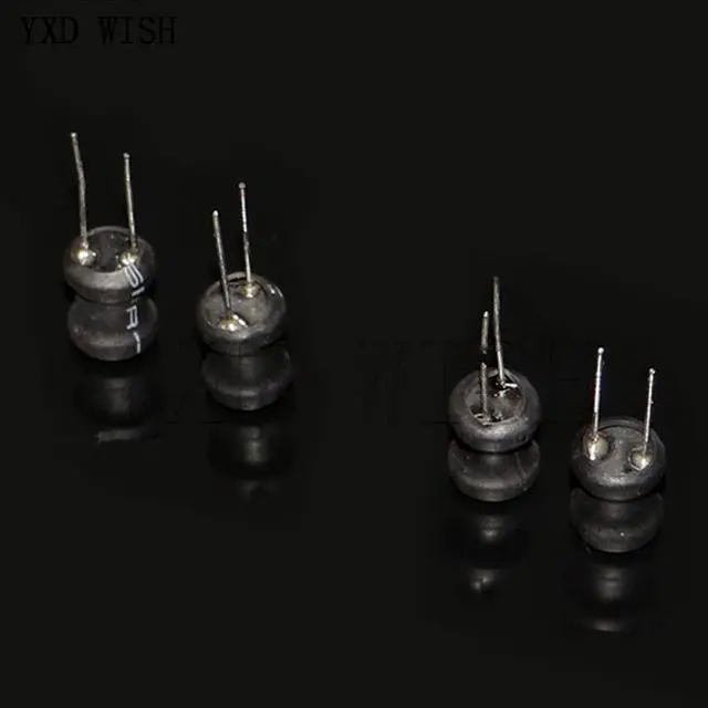 Alt view image 2 of 4 - Jeu d'inducteurs de starter, 75 pièces/boîte pièces,-10mh, 15 valeurs x 5 pièces, 8x10mm, Kit assorti