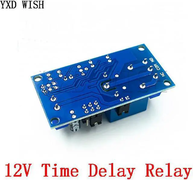 Alt view image 3 of 3 - Kit de bricolage de relais de retardement de temps DC 12 V, 5 pièces, Module de relais d'activation/désactivation, carte de commutation avec minuterie DC 12 V Volt