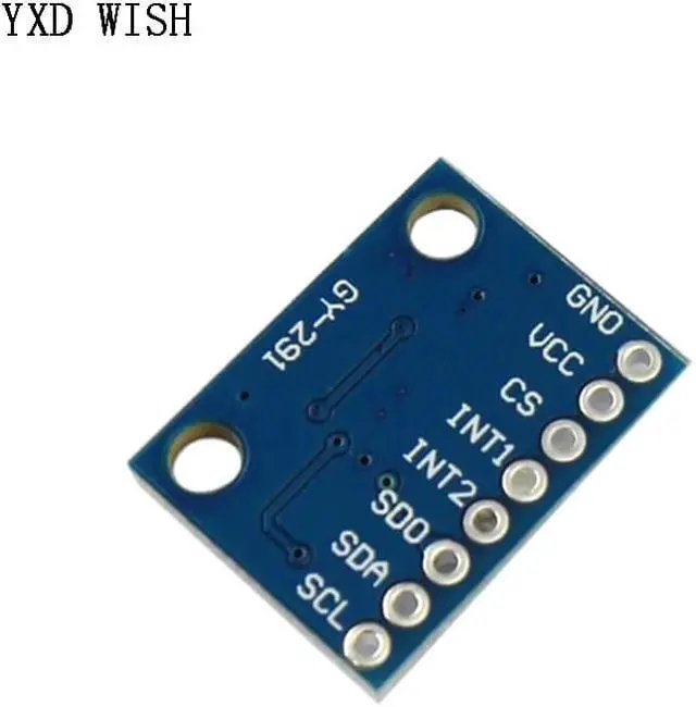 Alt view image 3 of 3 - Capteur de gravité numérique 3 axes ADXL345, 5 pièces, Module d'accélération, transmission IIC/SPI, Kit de capteurs à monter soi-même, GY-291