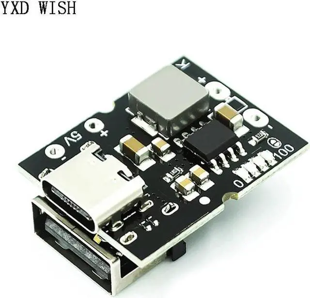 Alt view image 2 of 4 - Kit de chargeur de batterie au Lithium, 10 pièces, USB type-c 5V 2A, booster convertisseur, Module d'alimentation, panneau de Protection, affichage LED, bricolage