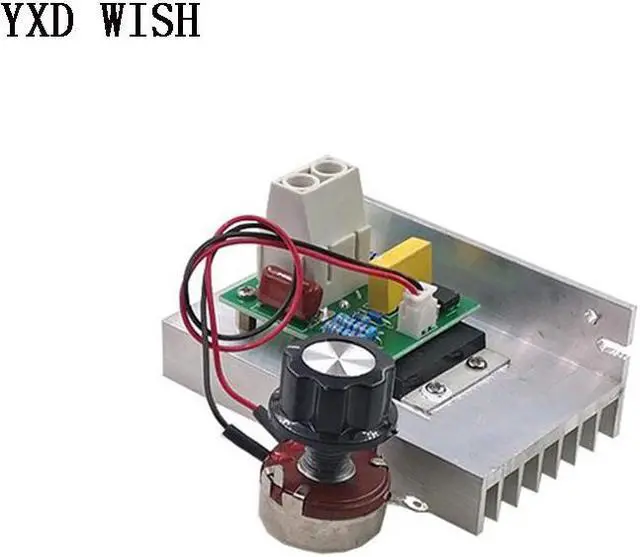 Alt view image 2 of 2 - Régulateur de puissance numérique électronique, 10000W, 220V, SCR, variateur de tension, vitesse de gradation