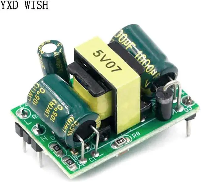Alt view image 2 of 3 - Module d'alimentation à commutateur isolé, 5V 700mA 3.5W AC 220v à 5v DC pour Arduino AC-DC Buck Step-Down Module, 10 pièces