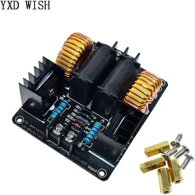 Alt view image 2 of 4 - Bobine de chauffage à Induction ZVS, 1000W, 20a, basse tension, Module pilote Flyback, radiateur, grand dissipateur de chaleur, pour Arduino