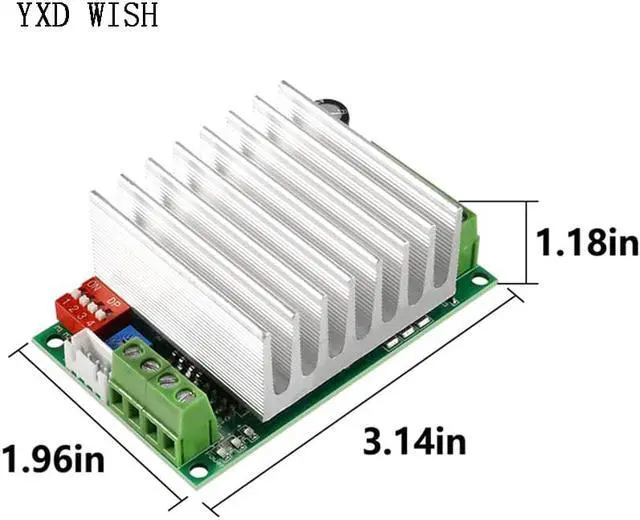 Alt view image 3 of 4 - Panneau de commande de moteur pas à pas TB6600 4,5a, remplacement de la Machine à graver TB6560, panneau de commande à axe unique DC 10-45V