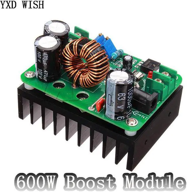 Main image of Boost  Module d'alimentation électrique 600W, DC-DC W, tension constante, 10-60V à 12-80V, 12V, 24V, 48V, 72V