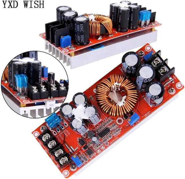 Alt view image 4 of 4 - Transformateur de tension pour voiture, 20a, 1200W, DC-DC, régulateur de tension, 8-60V à 12-83V, 24V, 48V, 12V