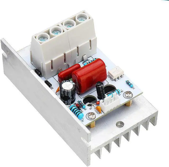 Alt view image 3 of 4 - Régulateur de vitesse de moteur 10000W, haute puissance AC 220V SCR, régulateur de tension, interrupteur variateur, Thermostat de contrôle de vitesse + compteur numérique