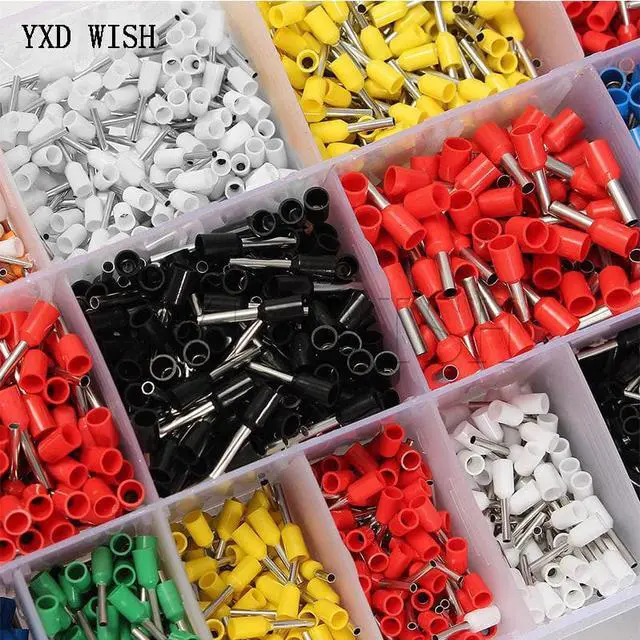 Alt view image 3 of 3 - Kit de embouts en fil de cuivre, 2120 pièces, fil isolé, Terminal d'extrémité de broche