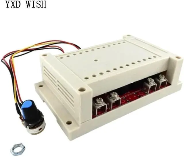 Alt view image 3 of 4 - Contrôleur de vitesse PWM 10-50V 60a, Module d'entraînement de moteur réglable 12V 24V 36V 48V 3000W MAX PWM HHO RC