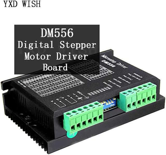 Main image of Carte de commande de moteur pas à pas numérique DM556, 2 phases, 5,6a pour moteur pas à pas 57 86, NEMA23, NEMA34