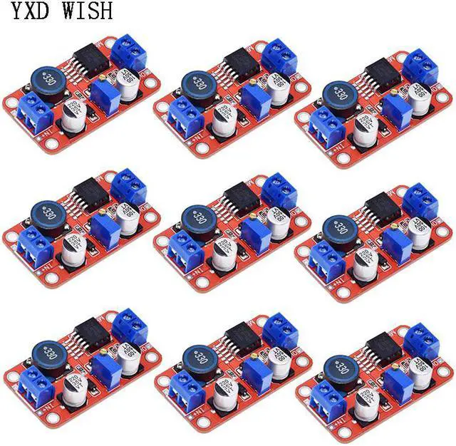 Main image of Bloc d'alimentation réglable XL6019 DC-DC, 10 pièces, Module élévateur 5A, tension réglable, 5V/12V/24V, alimentation stabilisée