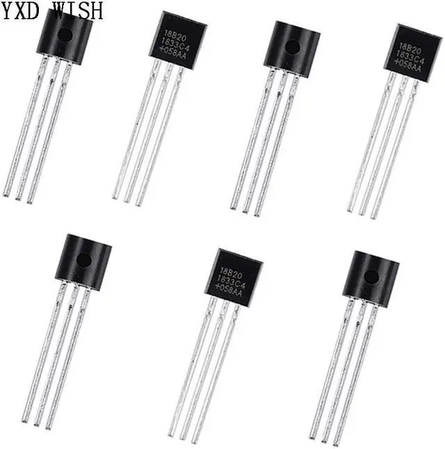 Alt view image 3 of 4 - Capteur électronique DS18B20 à-92, 50 pièces, puce 18B20, capteur de température IC 18B20, Kit de bricolage