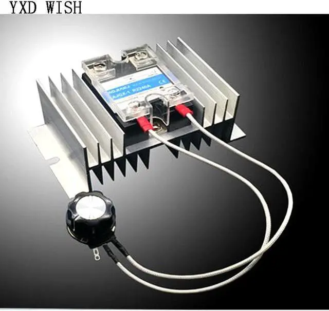 Alt view image 2 of 4 - Régulateur de tension électronique SCR, 8000W, AC 110V 220V, 8kw, 0-220V, régulateur de température, variateur de température, Thermostat