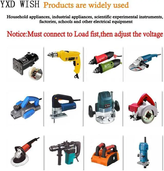 Alt view image 4 of 4 - Régulateur de tension électronique SCR, 8000W, AC 110V 220V, 8kw, 0-220V, régulateur de température, variateur de température, Thermostat