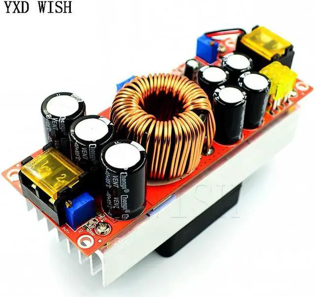 Alt view image 3 of 4 - Convertisseur de tension CV, 1800W DC, Module réglable, alimentation électrique, régulateur 40a 10V -60V à 12V-90V