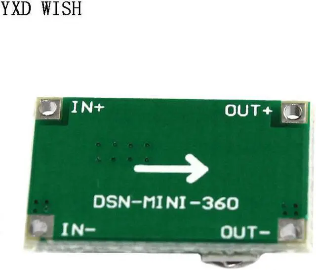 Alt view image 3 of 3 - Mini Module d'avion RC Mini360, 50 pièces, convertisseur Buck, 2A, 360 V-23V à 1V-17V 17x11x4.75mm LM2596, Kit de bricolage