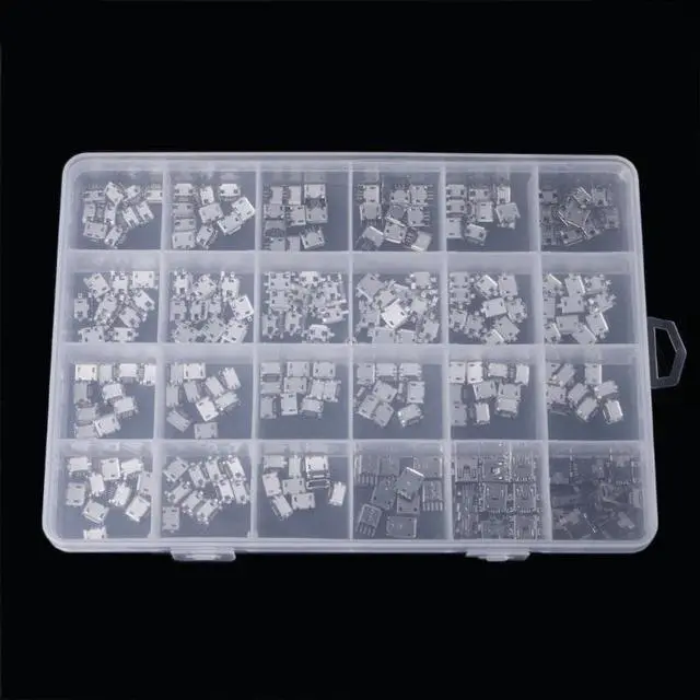 Main image of Connecteurs Micro USB, Jack, pour MP3/480, Lenovo, ZTE, Huawei, Samsung, SONY, Xiaomi, HTC, 24 modèles, 4/5