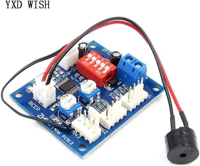 Alt view image 2 of 4 - Contrôleur de vitesse PWM 12V, 5a, 10 pièces, contrôleur de vitesse, PC, CPU, ventilateur, contrôle de la température, carte de contrôle de la température, buzzer