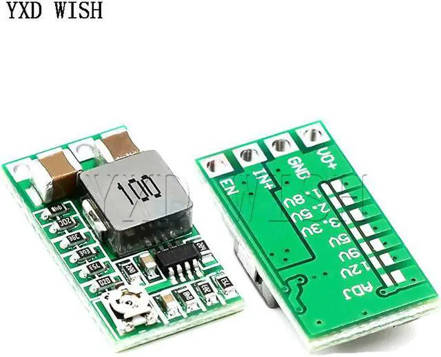 Main image of Module d'alimentation réglable, 50 pièces, convertisseur abaisseur cc réglable 4.5V-24V à 5V 3A 97.5%, Mini Module d'alimentation