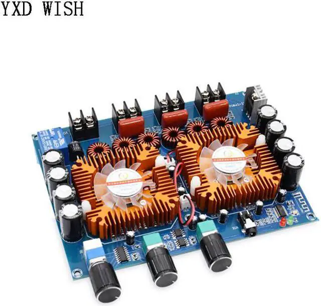 Alt view image 3 of 3 - Carte d'amplificateur de puissance numérique Bluetooth 5.0, 160W x 2 + 220W, stéréo, 2.1 canaux, haute puissance