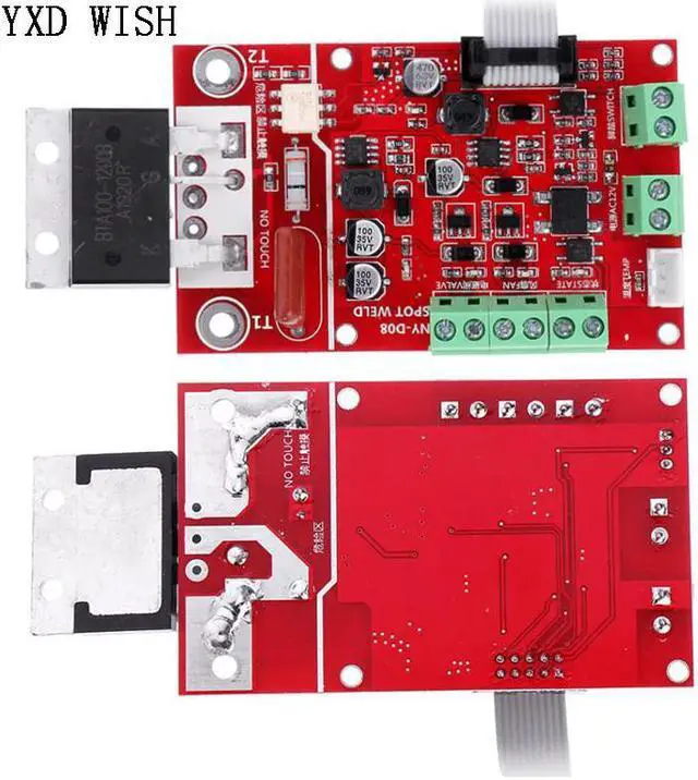 Alt view image 2 of 4 - Machine à souder NY-D08 points, contrôleur pneumatique avec écran LCD couleur, personnalisation multi-points avec capteur de température