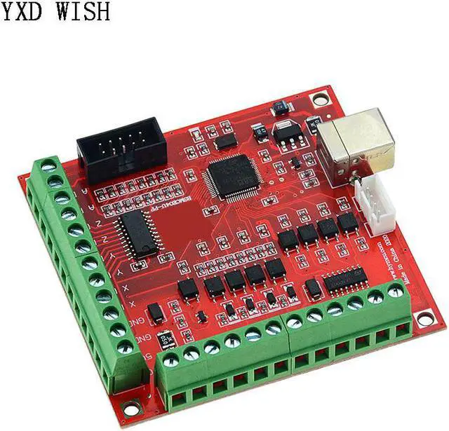 Alt view image 2 of 4 - Contrôleur de mouvement CNC USB MACH3, carte mère 100Khz, 4 axes, Interface d'entraînement, carte pilote, Machine à graver, 3 pièces/ensemble