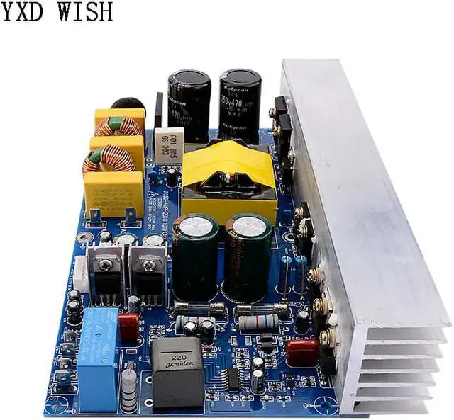 Alt view image 3 of 4 - Amplificateur numérique haute puissance 1000W, panneau d'alimentation à découpage, Mono canal classe D, panneau Audio intégré pour bricolage domestique