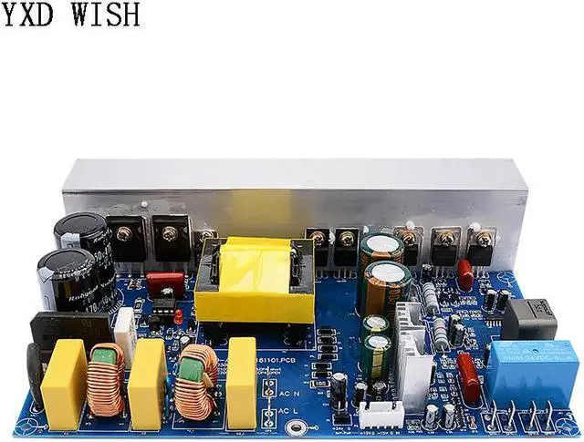 Alt view image 4 of 4 - Amplificateur numérique haute puissance 1000W, panneau d'alimentation à découpage, Mono canal classe D, panneau Audio intégré pour bricolage domestique