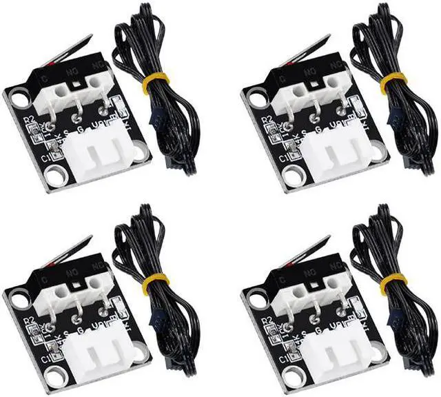 Main image of 4sets XYZ Axis Micro Limit Switch Mechanical Switch End Stop 3Pin 1M cables For Creality CR10 CR10S Ender3  3D Printer Parts