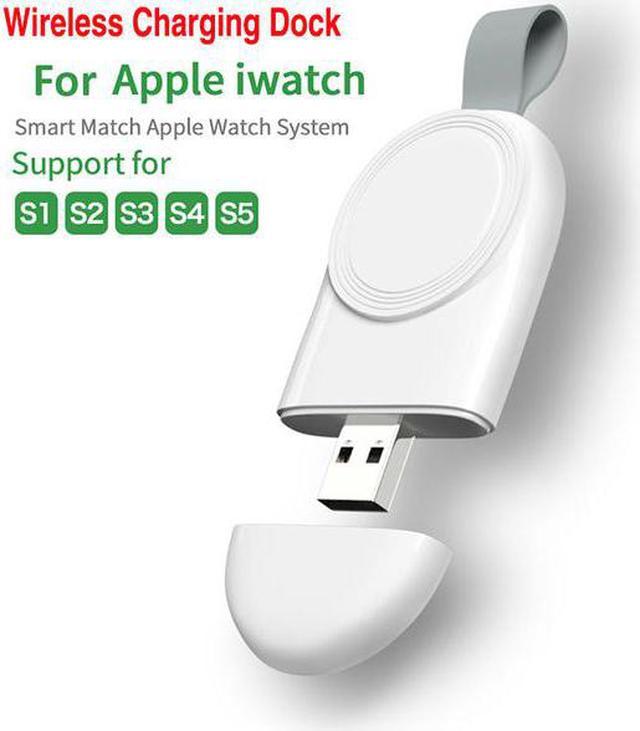 Chargeur sans fil portable pour Iwatch 6 Se 5 4 Station de charge  magnétique Câble de chargeur USB pour Apple Watch Series 3 2 1