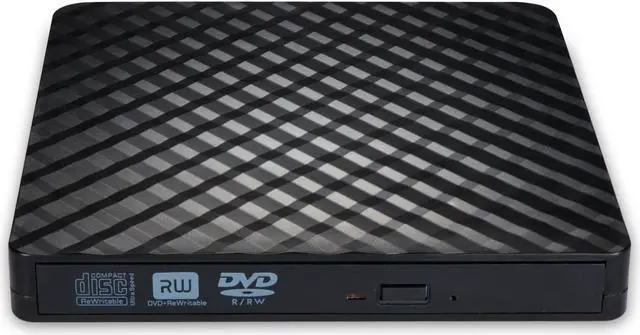 Main image of External CD Drive, USB 3.0 Portable CD/DVD +/-RW Drive DVD/CD ROM Rewriter Burner Compatible with Laptop Desktop PC Windows Linux Apple Mac