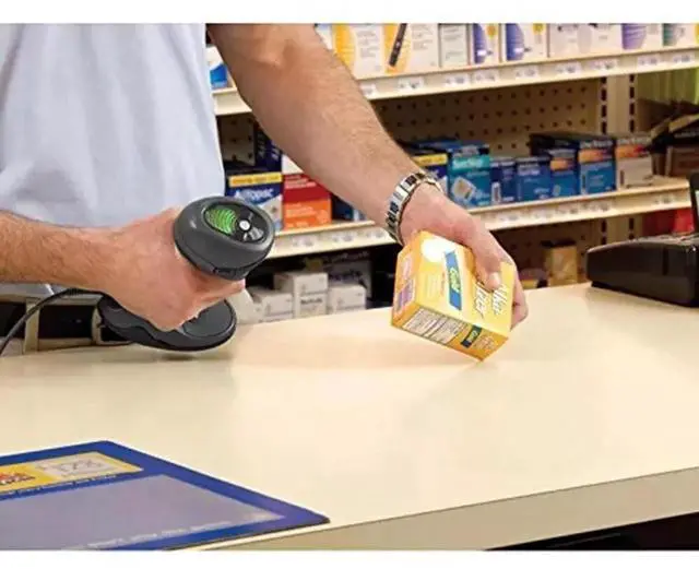 Alt view image 7 of 7 - Zebr,a Symb,ol DS9808-SR00007NNWR 1D/2D Imager Barco,de Reader with USB Cable USA