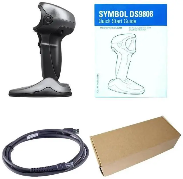 Alt view image 7 of 7 - Zeb,ra 2D Imager Omni Laser Handheld W/ Cable Barco,de Reader DS9808-SR00007NNWR