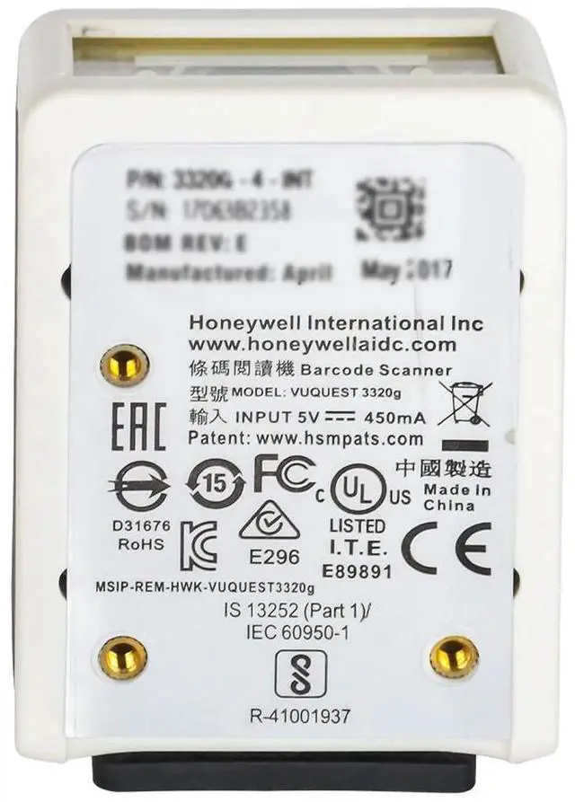 Alt view image 4 of 7 - Vuquest 3320G 1D 2D Barco de Reader W/ USB Cable 3320G-4USB-0-N USA