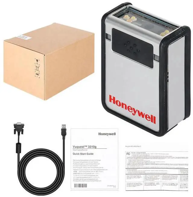 Alt view image 7 of 7 - Honeywe,ll Vuquest 3310G Hands-Free 1D 2D Barco,de Scann,er USB Kit 3310G-4USB-0 US