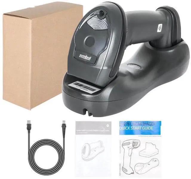 Alt view image 7 of 7 - Sym,bol LI4278-SR20007WR Bluetooth 1D Handheld Barco,de Scann,er+USB Cable & Cradle