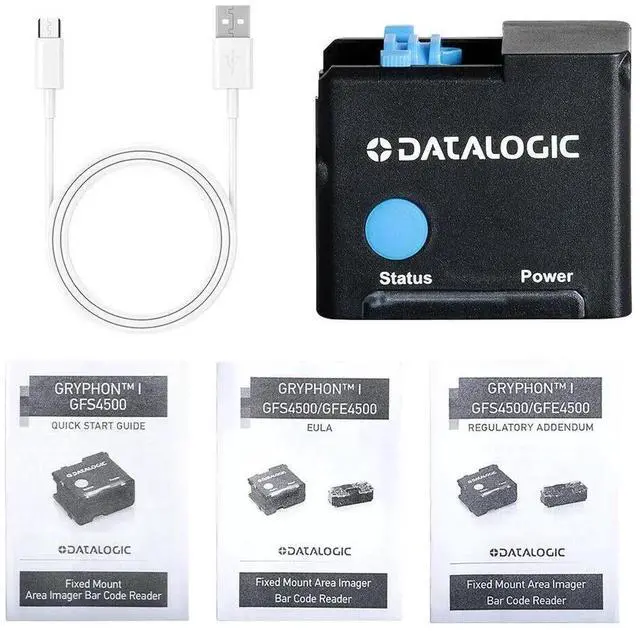 Alt view image 5 of 7 - Dat,alo,gic Gryphon GFS4520-BK-WHT High Performance USB 2D 1D Barc,ode Scan,ner