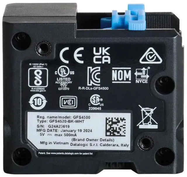 Alt view image 2 of 7 - Dat,alo,gic Gryphon GFS4520-BK-WHT High Performance USB 2D 1D Barc,ode Scan,ner