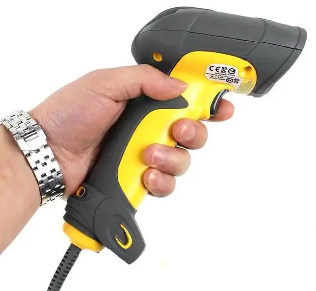 Alt view image 3 of 7 - Mot,oro,la LS3408-ER 1D Long Range Laser Ba,rco,de Sca,nn,er USB Kit LS3408-ER20005R